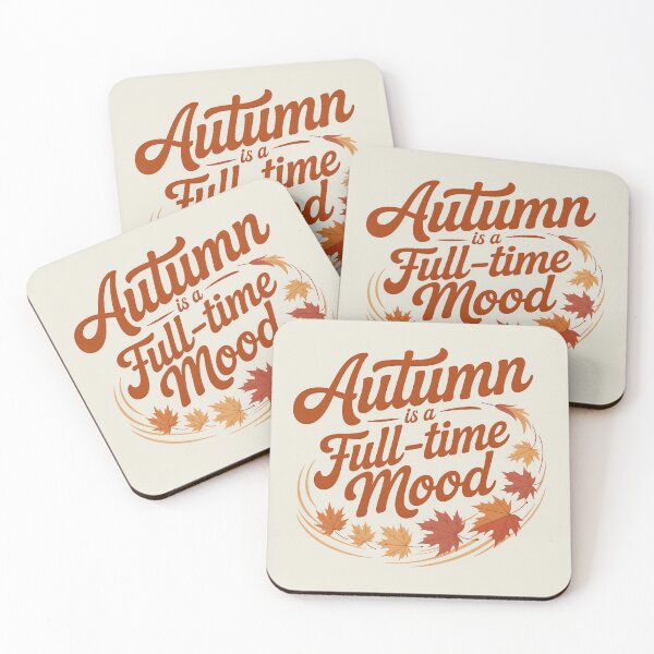 Item preview, Autumn Is a Full-Time Mood - Cozy Seasonal Vibes Design designed and sold by Jollys-ArtShop.