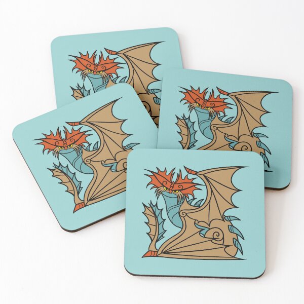 Item preview, Cloudjumper HTTYD Stylized Orange and Blue Dragon Sticker  designed and sold by MysticLaceArt.