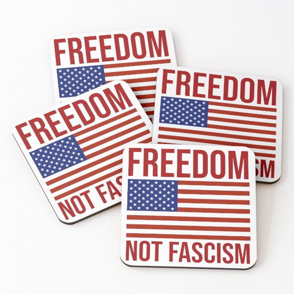 Item preview, Freedom not fascism  designed and sold by Rachel the Artist .