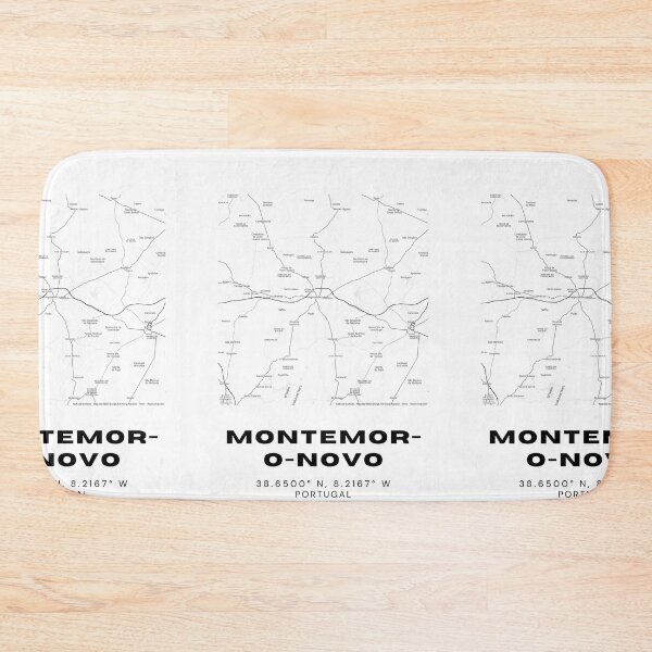 Item preview, Montemor-o-Novo Coordinates Poster – 38.6500° N, 8.2167° W | Portugal City Wall Print, Minimalist Latitude Longitude Decor designed and sold by RM-Journey.