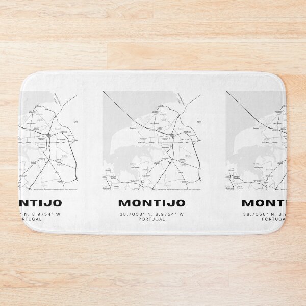 Item preview, Montijo Portugal Coordinates Wall Art – 38.7058° N, 8.9754° W | Latitude Longitude Map Print, Minimalist Travel Poster designed and sold by RM-Journey.