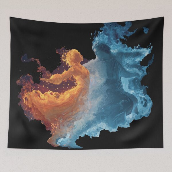 Item preview, Dance of Fire and Ice designed and sold by ArgentoArt.