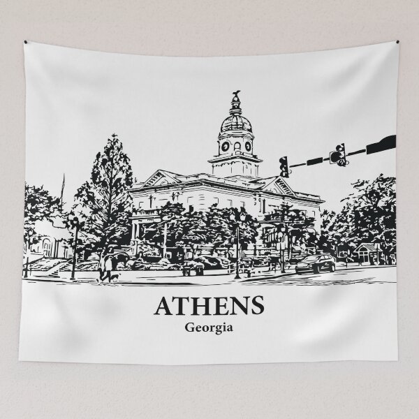 Item preview, Athens – Georgia designed and sold by Lakeric Cityscapes.