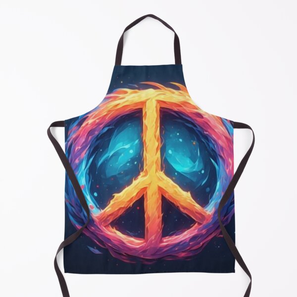 Item preview, Fire Peace Symbol designed and sold by The Ookami Den.
