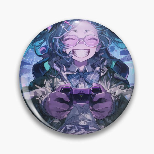 Item preview,  Yugiri Zombieland Saga Anime Girl Waifu Retro Neon Gaming Class designed and sold by CarlosBender.