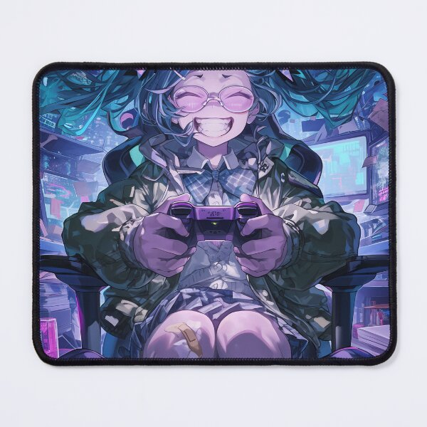 Item preview, Yugiri Zombieland Saga Anime Girl Waifu Retro Neon Gaming Class designed and sold by CarlosBender.