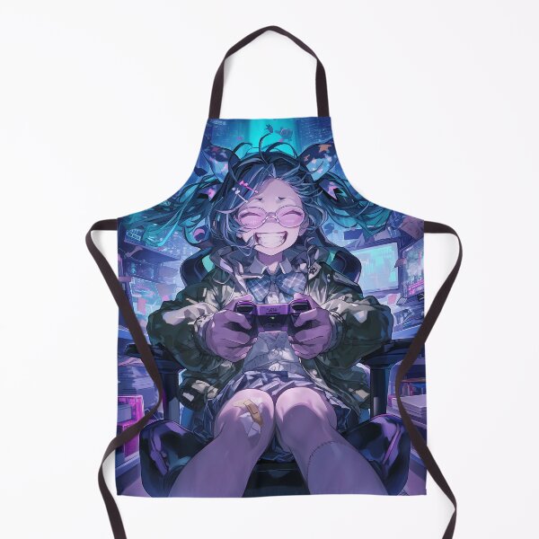 Item preview, Yugiri Zombieland Saga Anime Girl Waifu Retro Neon Gaming Class designed and sold by CarlosBender.