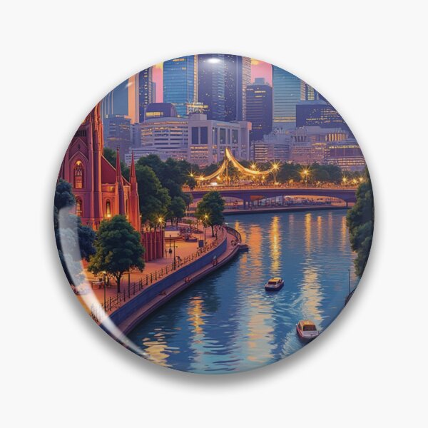 Item preview, Melbourne Travel Poster, Perfect Gift for Travel Enthusiasts, Vintage Style Wall Art, Australia Wall art for home decor, Melbourne print. Sticker designed and sold by Thegalleryshop1.