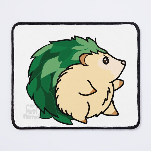 Item preview, Green Hedgehog - Summer designed and sold by MothMarmot.