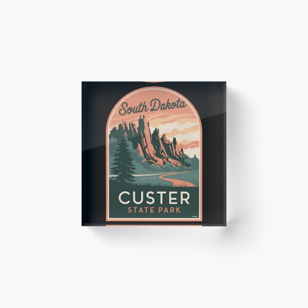 Item preview, Custer State national park - South Dakota America parks granite peaks of the Black Hills designed and sold by SkeletonsDanger.