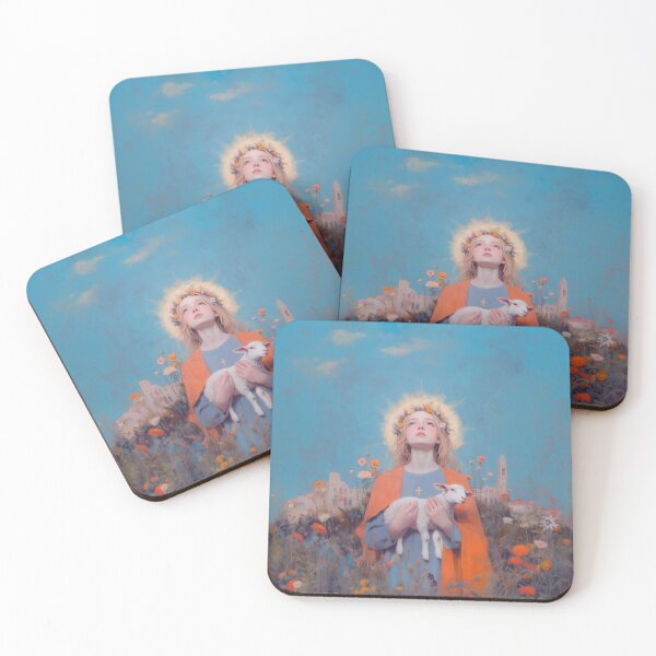Item preview, Saint Agnes of Rome designed and sold by SanctifiedSouls.