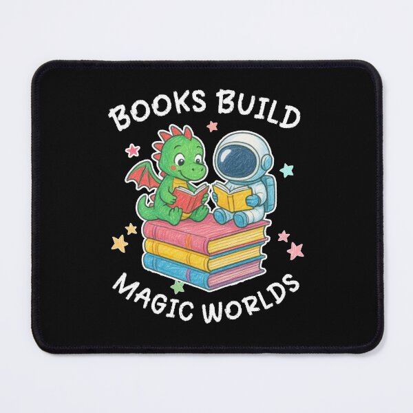 Item preview, Dinosaur Astronaut Kids Reading – Books Build Magic World - Literacy Awareness Month designed and sold by BeaverFriends.
