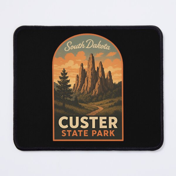 Item preview, Custer State national park - South Dakota America parks black hills adventure designed and sold by SkeletonsDanger.