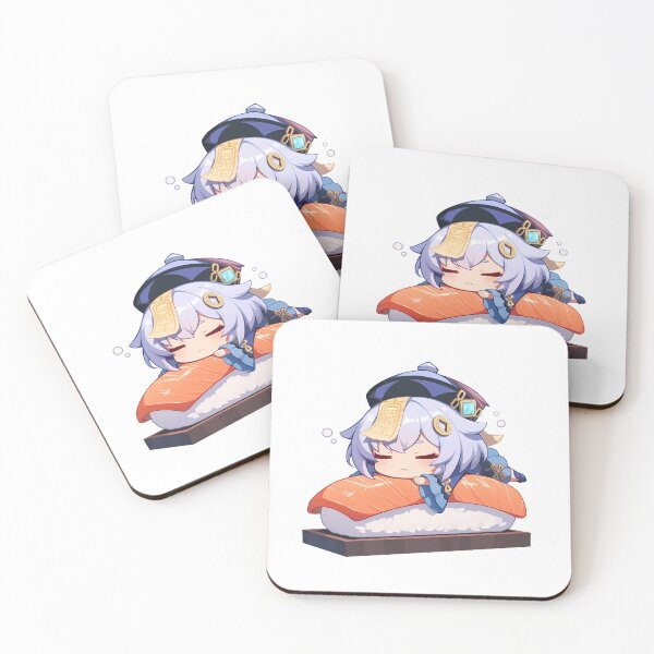 Item preview, Game Chibi Sushi Nigiri Qiqi Genshin Impact Kawaii designed and sold by CarlosBender.
