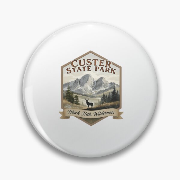 Item preview, Custer State national park - South Dakota America parks black hills wilderness designed and sold by SkeletonsDanger.