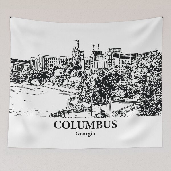 Item preview, Columbus – Georgia designed and sold by Lakeric Cityscapes.