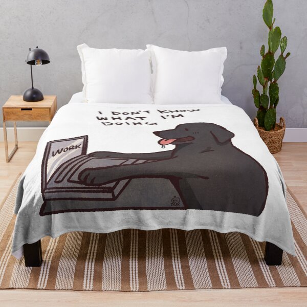 Item preview, black Lab working | I don't know what I'm doing | Funny  labrador retrievers memes designed and sold by Golden Turtle Studio.