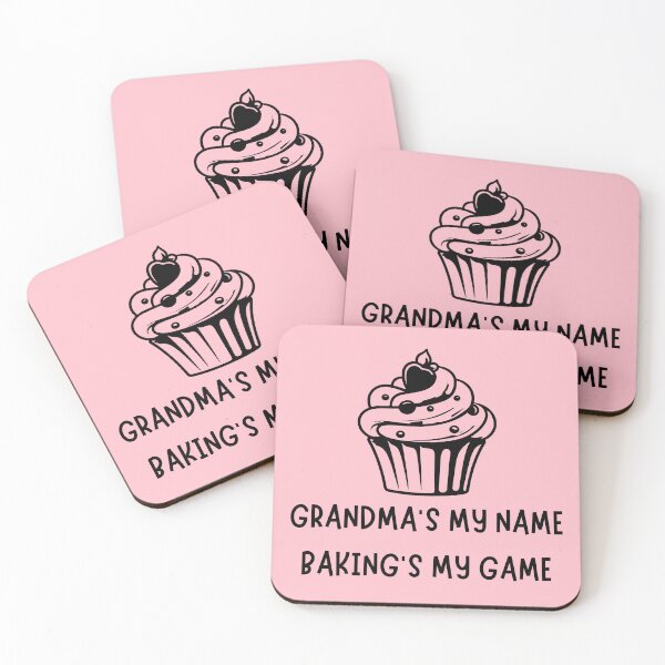 Item preview, Pink Grandma's My Name, Baking's My Game Design designed and sold by CarefulCreation.