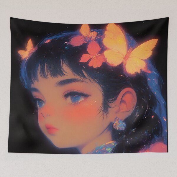 Item preview, butterfly girl designed and sold by ururuty.