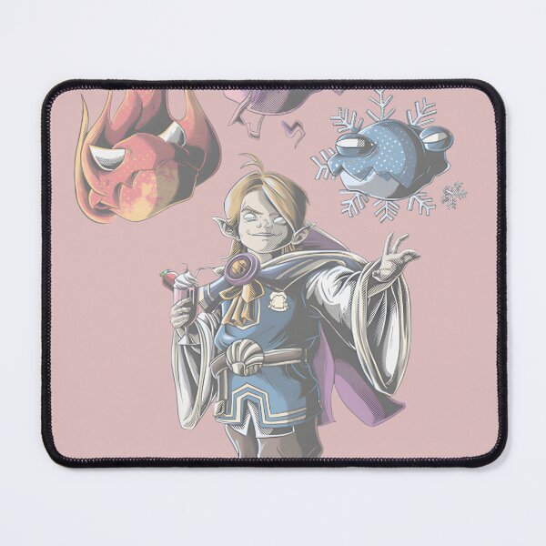 Item preview, Cute Young Elemental Wizard & Magical Spirits Art designed and sold by daniele32prey.