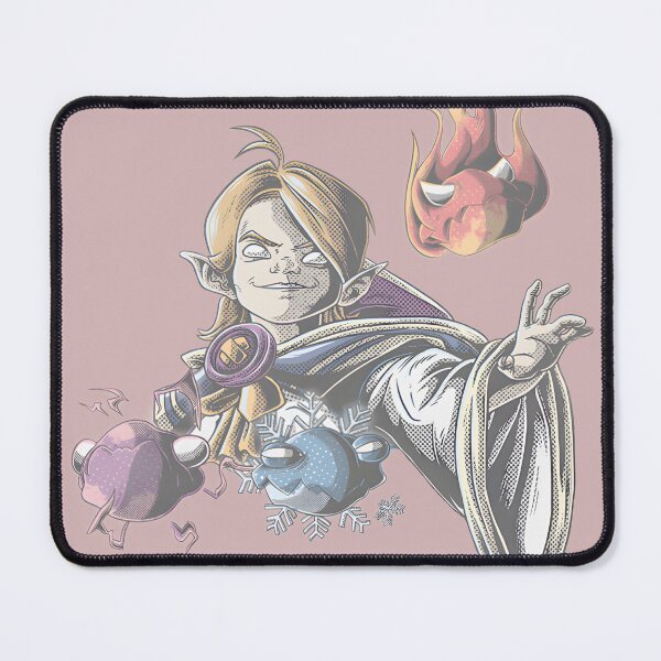 Item preview, Young Elemental Wizard - Fire, Ice & Arcane Magic Art designed and sold by daniele32prey.