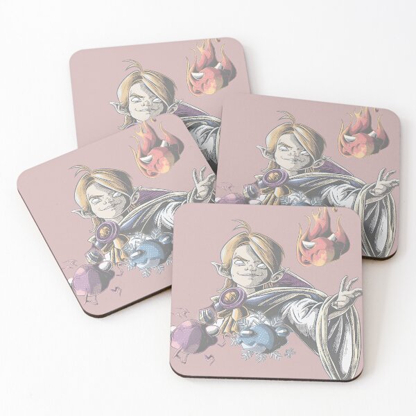 Item preview, Young Elemental Wizard - Fire, Ice & Arcane Magic Art designed and sold by daniele32prey.