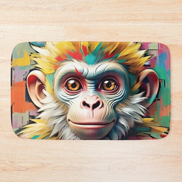 Item preview, Colorful Monkey Bright Intelligent Eyes designed and sold by Digital-Davinci.