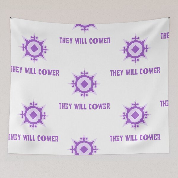 Item preview, They Will Cower - Mystic Purple Power Symbol Design designed and sold by daniele32prey.