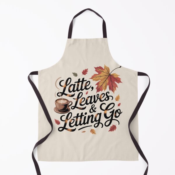 Item preview, Latte, Leaves & Letting Go - Relaxing Autumn Vibes Design designed and sold by Jollys-ArtShop.