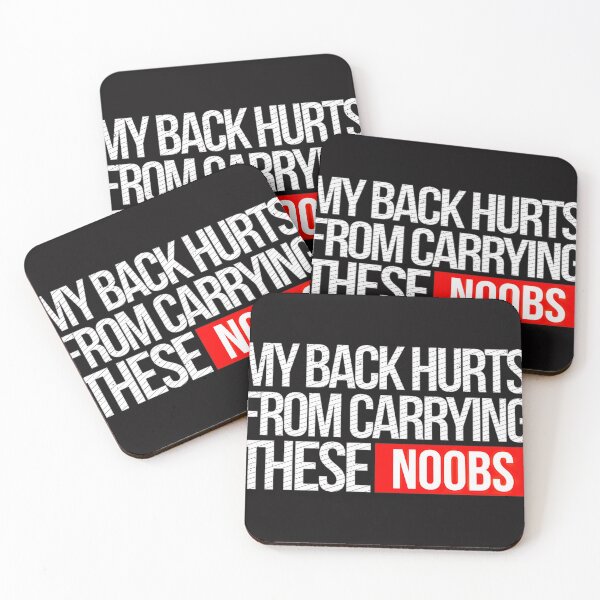 Item preview, My Back Hurts From Carrying These Noobs designed and sold by daniele32prey.