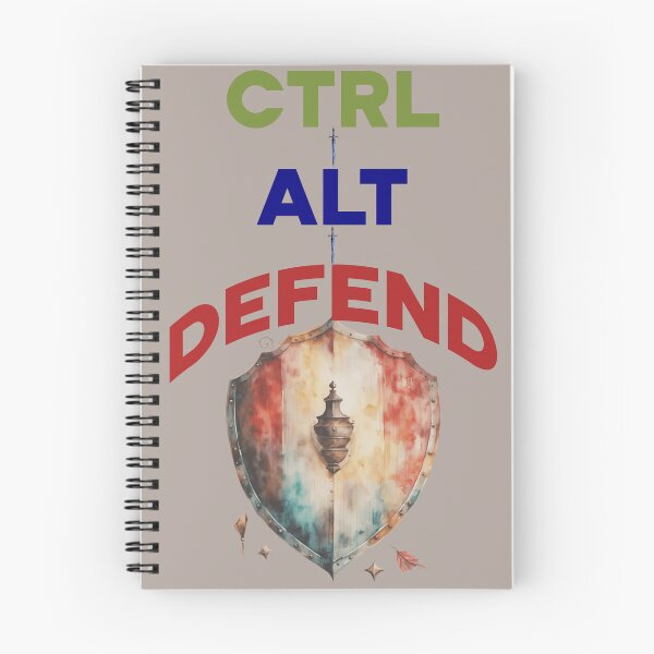 Item preview, Ctrl Alt Defend – Cybersecurity Geek Meme Design designed and sold by deejay024.
