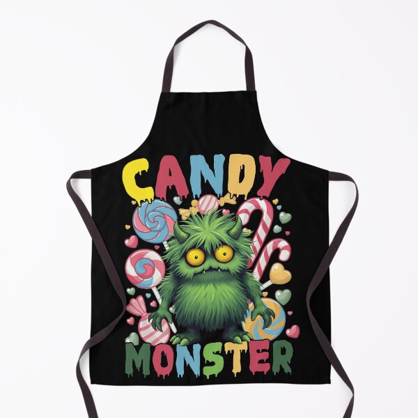 Item preview, Cute Candy Monster with Sweets and Lollipops designed and sold by RCsDigitalArt.