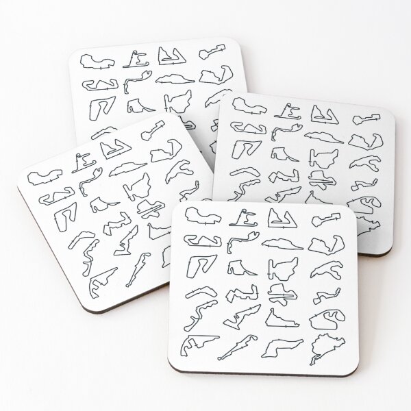 Item preview, F1 Track Map Outlines designed and sold by Art-by-CJ.