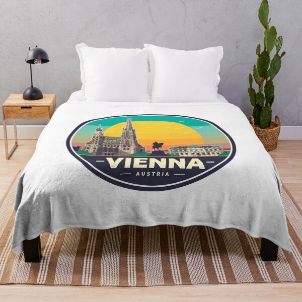 Item preview, Vienna Austria Travel Retro Emblem - Vintage Style Souvenir Design designed and sold by Timegraf.