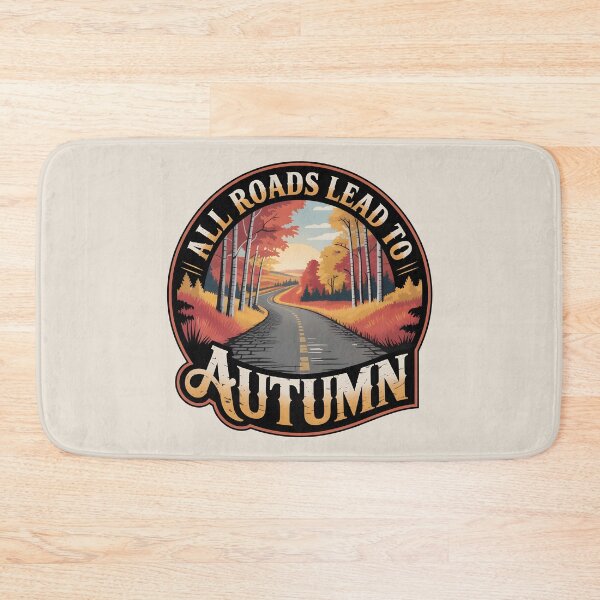 Item preview, All Roads Lead to Autumn - Scenic Seasonal Design designed and sold by Jollys-ArtShop.