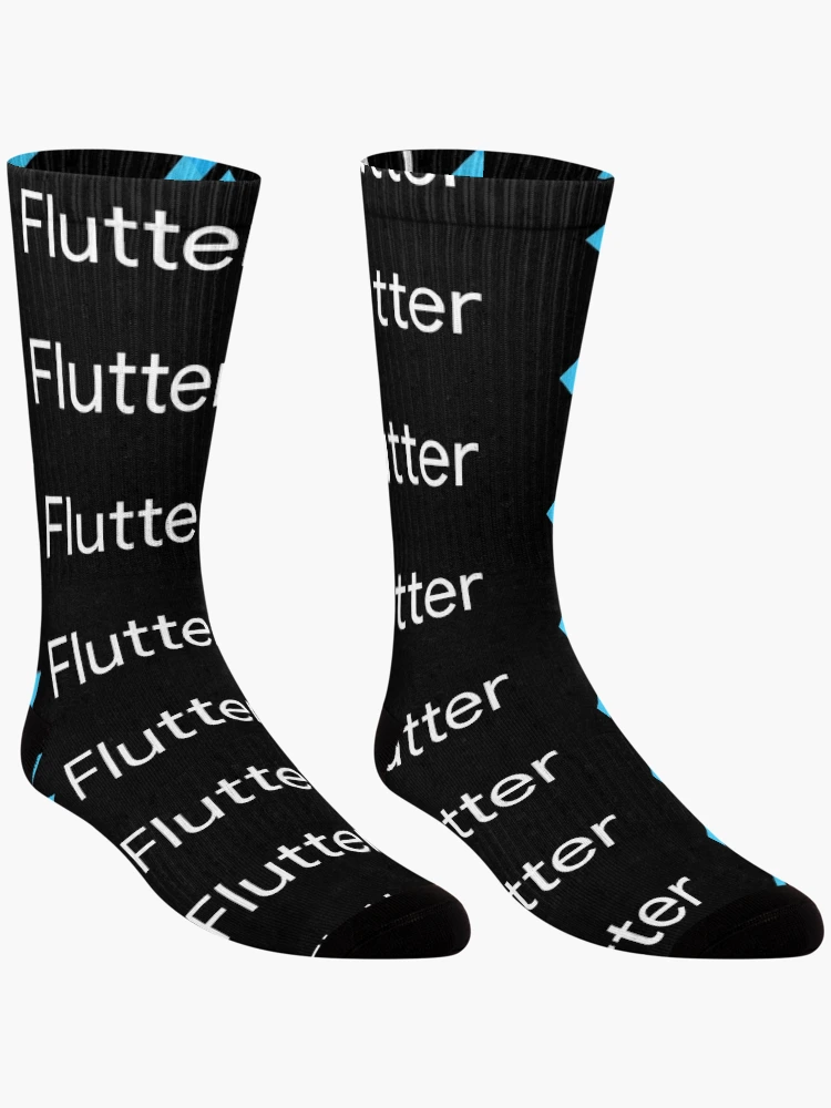 Thumbnail 3 of 5, Socks, Flutter Developer Coding Life Design designed and sold by Bigohobi.