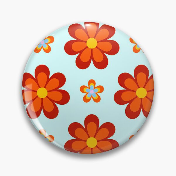 Item preview, Retro Flowers designed and sold by ViaARTfactory.