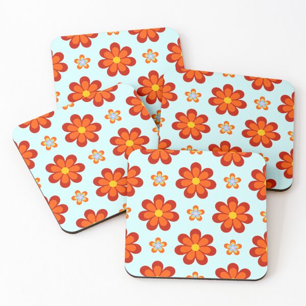 Item preview, Retro Flowers designed and sold by ViaARTfactory.