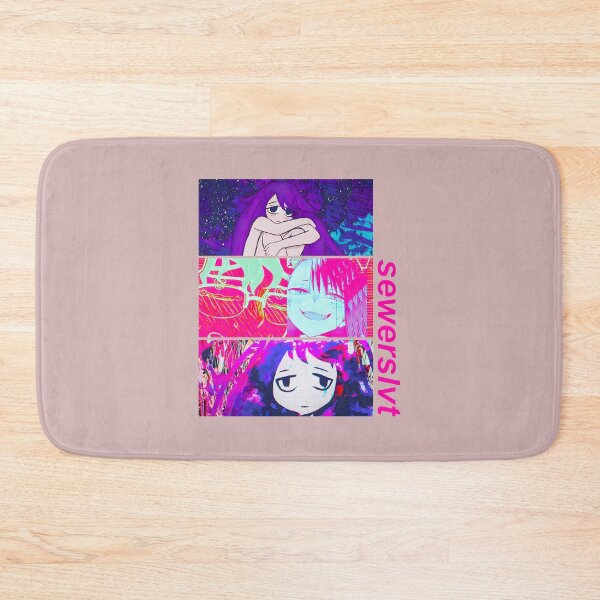 Item preview, SEWERSLVT Glitch Art Anime Collage | Dark Electronic Aesthetic Fan Design designed and sold by indieInvasion.