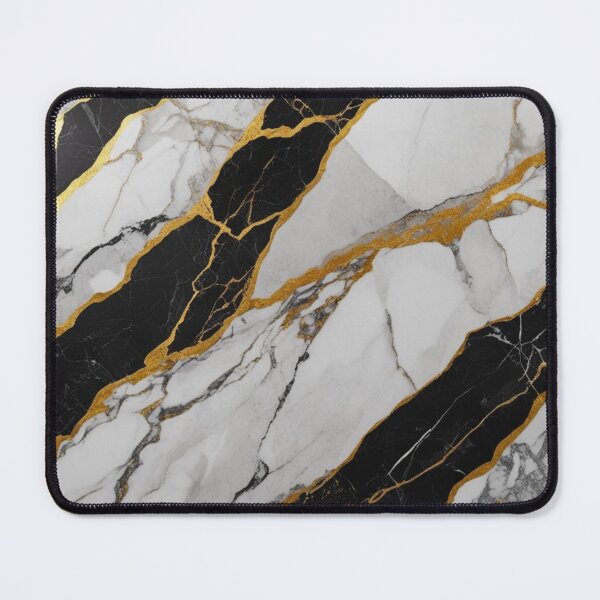 Item preview, Luxury Black White Gold Marble Pattern designed and sold by ArtsAmaze.
