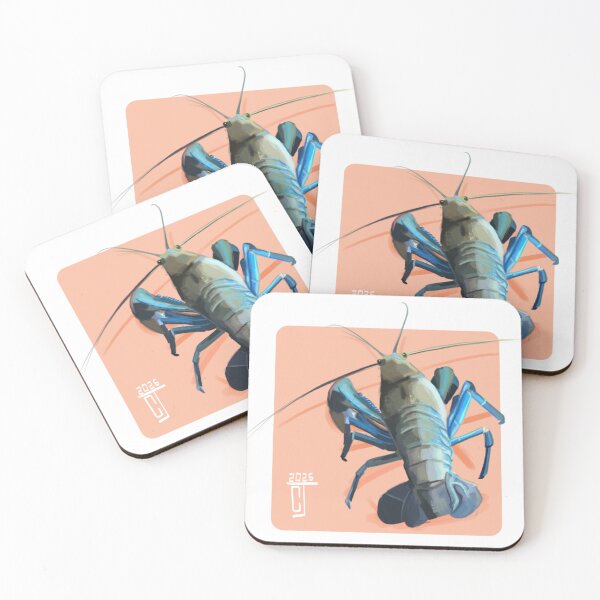 Item preview, Fluorescent Blue Yabby designed and sold by Art-by-CJ.