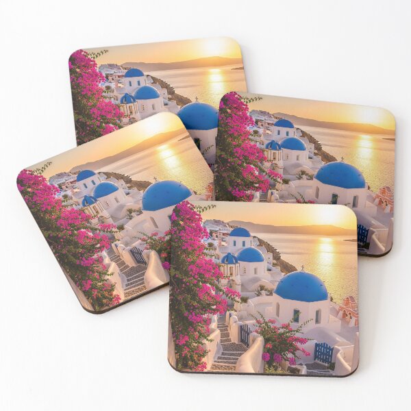 Item preview, Golden Hour Santorini Dream designed and sold by Vida e Arte.