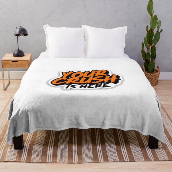Item preview, “Your Crush Is Here” graffiti-style sticker designed and sold by BubbleDream Art .