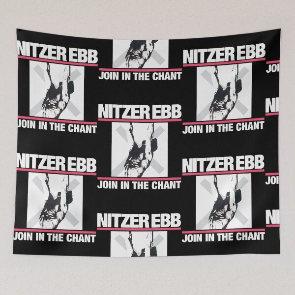Item preview, Nitzer Ebb Join In The Chant EBM Industrial Music Fan Design designed and sold by thornbergelva.