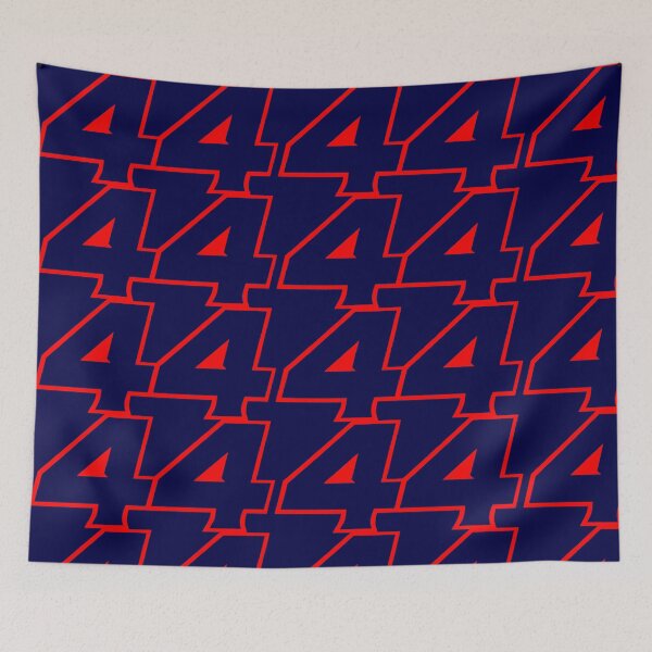Item preview, Lewis Hamilton 44 – Iconic Racing Number Fan Art designed and sold by akhnsx.