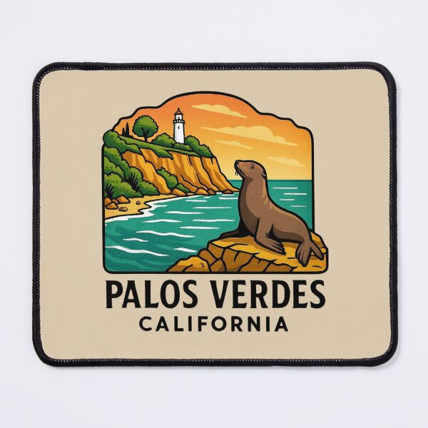 Item preview, Palos Verdes, California — Sea Lion Coastline designed and sold by Myra365Art.