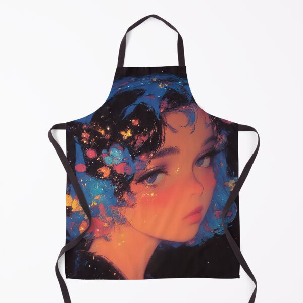 Item preview, butterfly girl portrait designed and sold by ururuty.