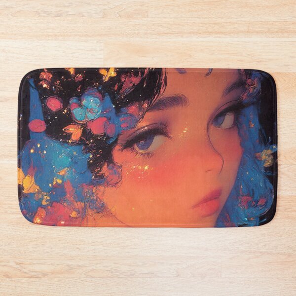 Item preview, butterfly girl portrait designed and sold by ururuty.