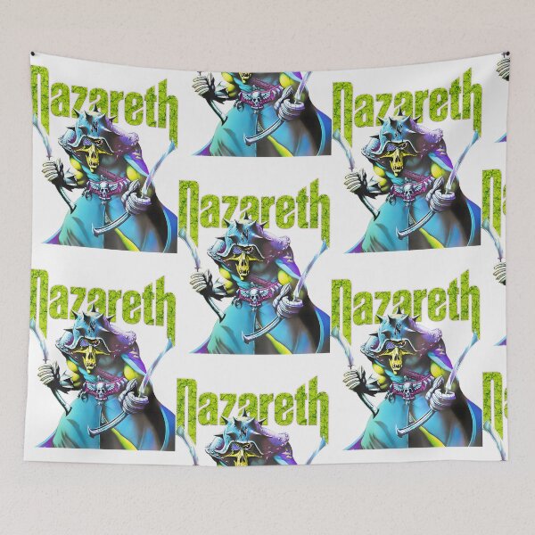 Item preview, Nazareth No Mean City Classic Rock Warrior Art Print designed and sold by thornbergelva.