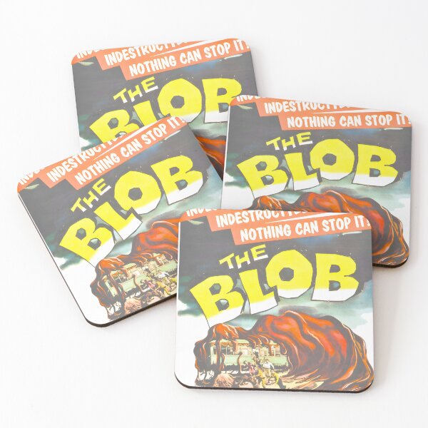 Item preview, Classic The Blob Movie Poster - Vintage 50s Sci-Fi Horror Film Art designed and sold by thornbergelva.